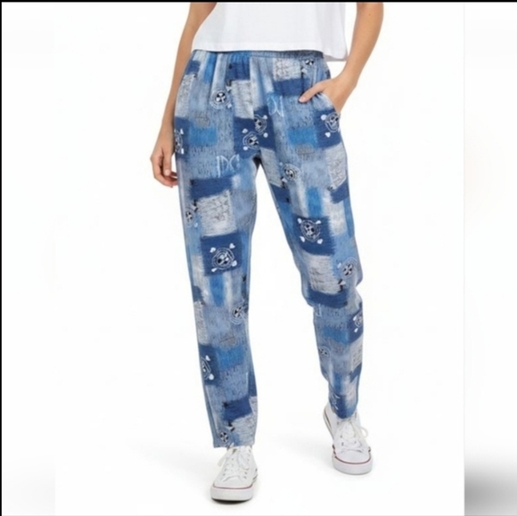 Risa Blue and Gray Yoga Haren Pant with Elastic Waistband Size Medium - Picture 8 of 9